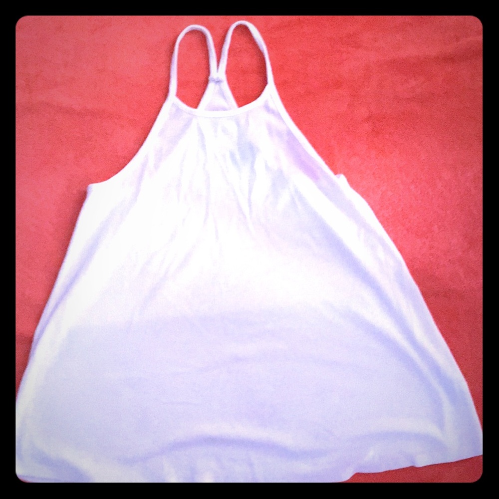 Racerback tunic top